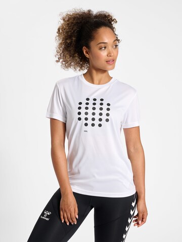 Hummel Functioneel shirt 'Court' in Wit: voorkant