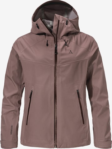 Schöffel Outdoorjacke 'Cascata' in Lila: Vorderseite