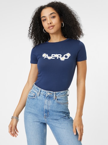 T-shirt 'DAISYS' AÉROPOSTALE en bleu : devant