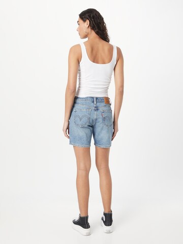 LEVI'S ® Slimfit Jeans 'Noughties Short' in Blauw