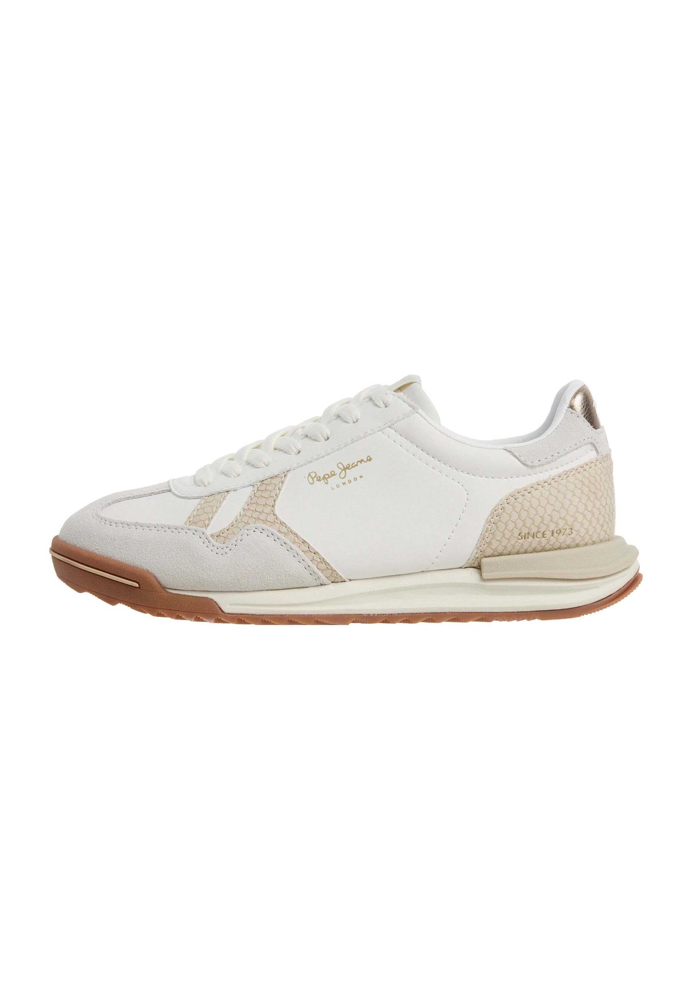 Pepe Jeans Sneaker 'Marvin Snake' in Weiß: Vorderseite