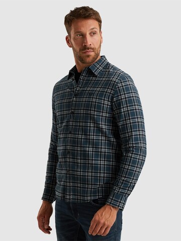 PME Legend Regular fit Skjorta 'Shirt with check pattern' i blå