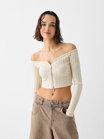 Bershka Cardigan i beige: forside