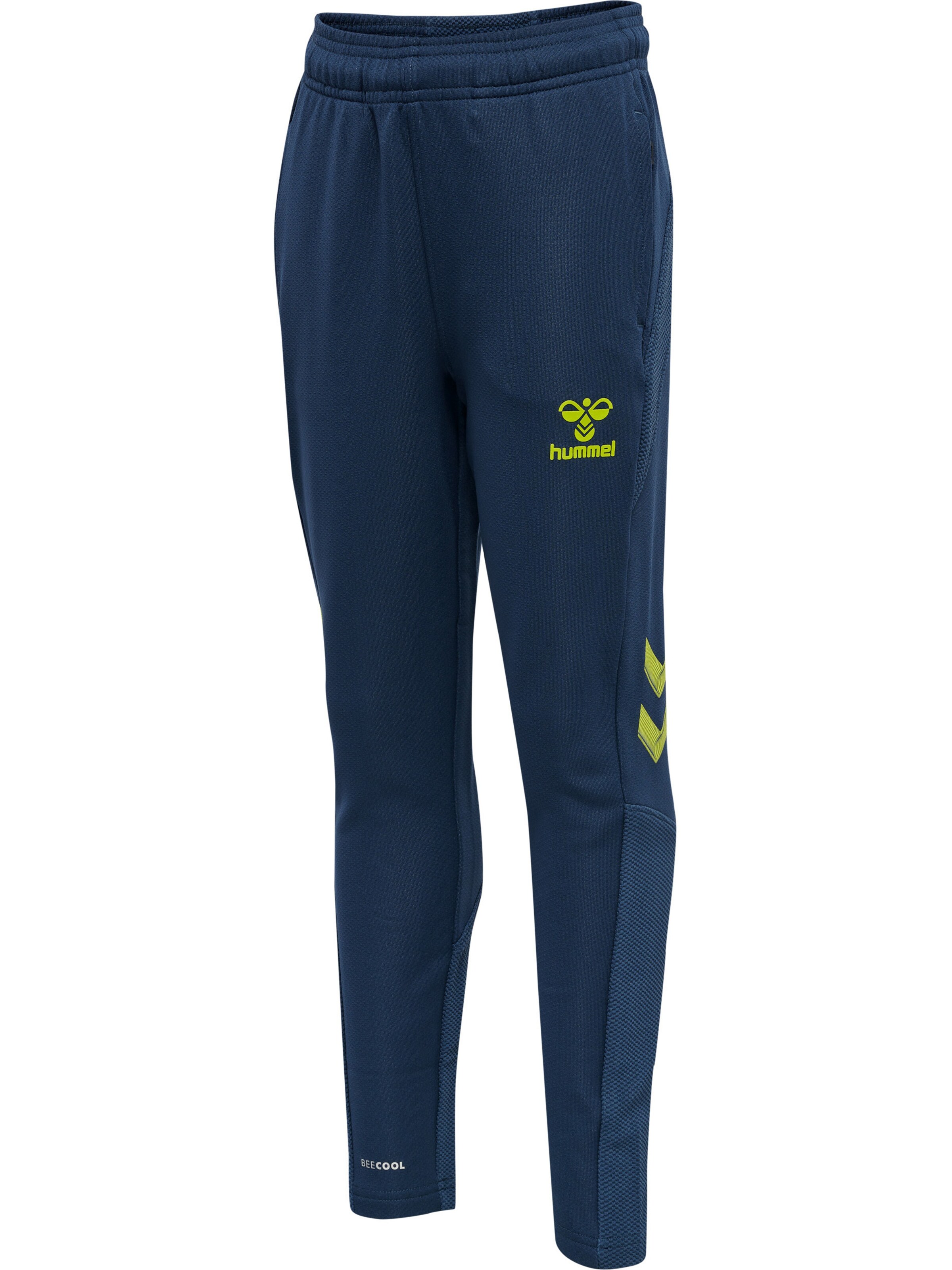 Hummel Slimfit Sporthose in Blau