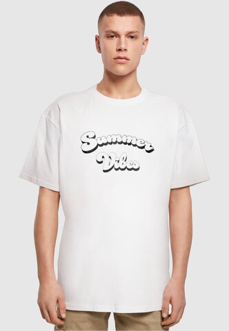 Merchcode Shirt 'Summer Vibes' in White: front