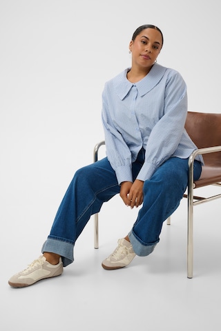 KAFFE CURVE - Camisa em azul