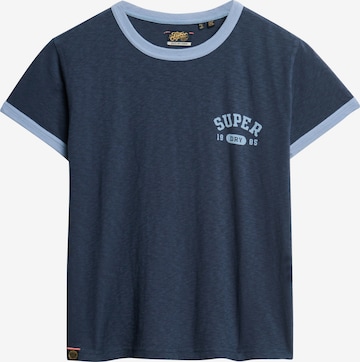 T-shirt Superdry en bleu : devant