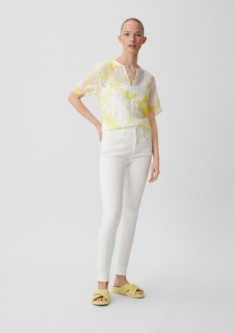 comma casual identity Skinny Broek in Wit