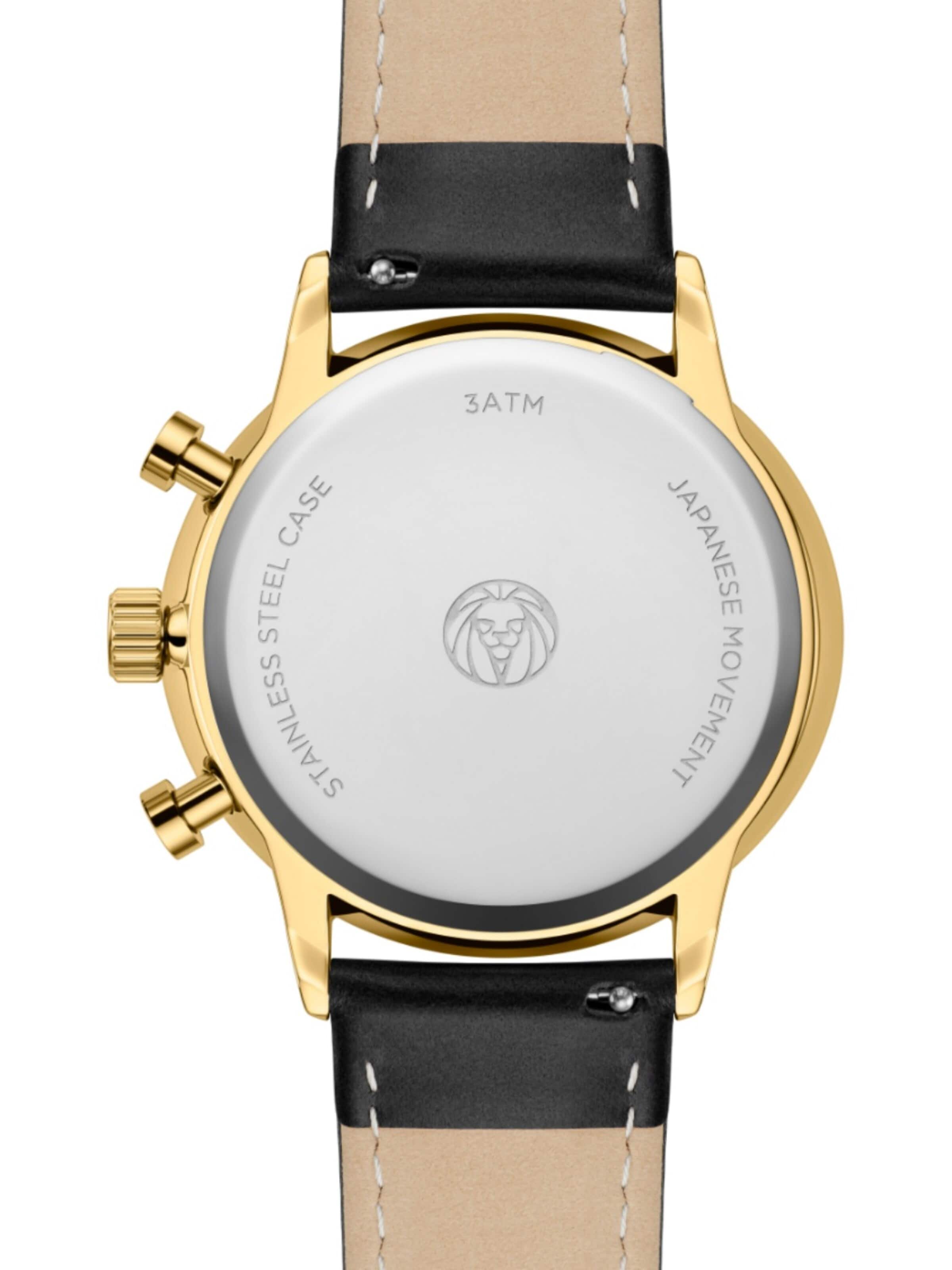 Lucleon Analog watch 'Laurens' in Gold