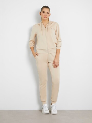 GUESS Regular Workout Pants in Beige