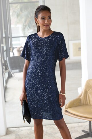LASCANA Cocktail Dress in Blue: front