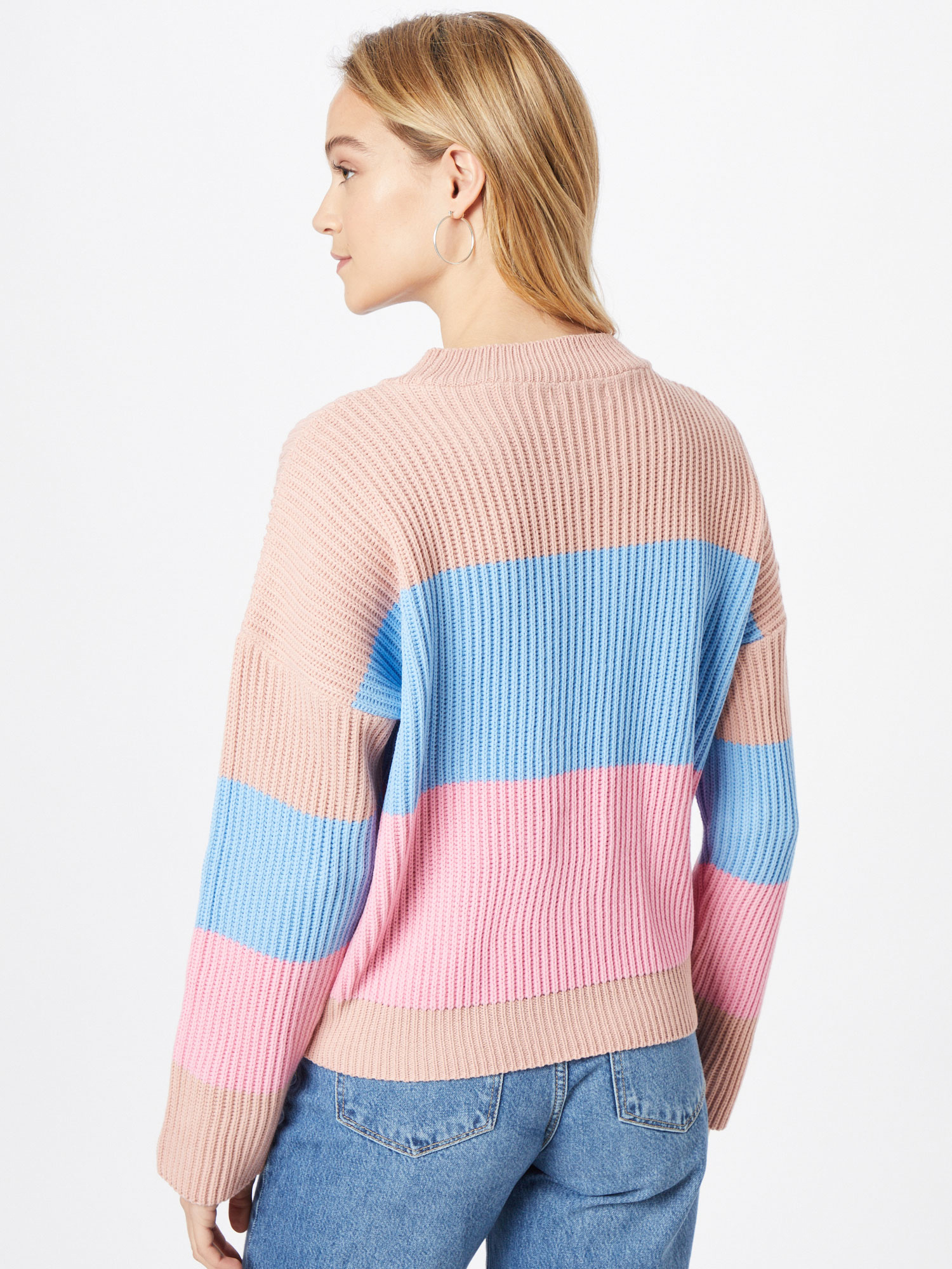 Swetry & dzianina Odzież In The Style Sweter OLIVIA BOWEN w kolorze Jasnoniebieski, Różowy Pudrowy, Jasnoróżowym 