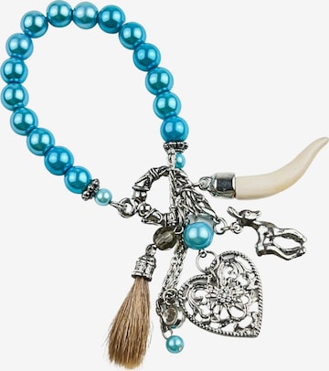 COLLEZIONE ALESSANDRO Bracelet 'Greta' in Blue: front