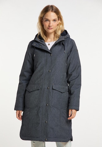 DreiMaster Vintage Winter Coat in Blue: front