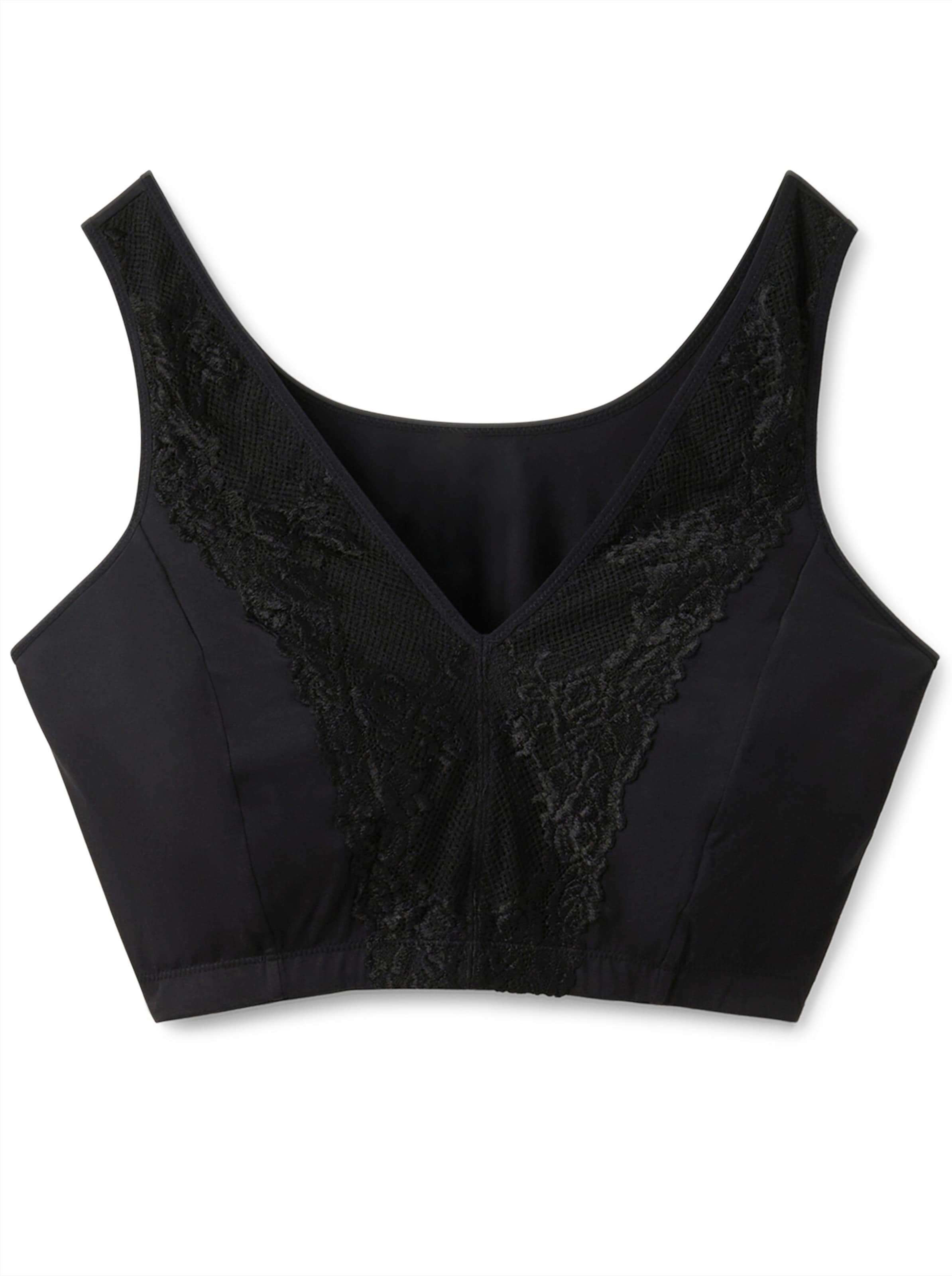 melns SHEEGO Bezvīļu Krūšturis: no priekšpuses