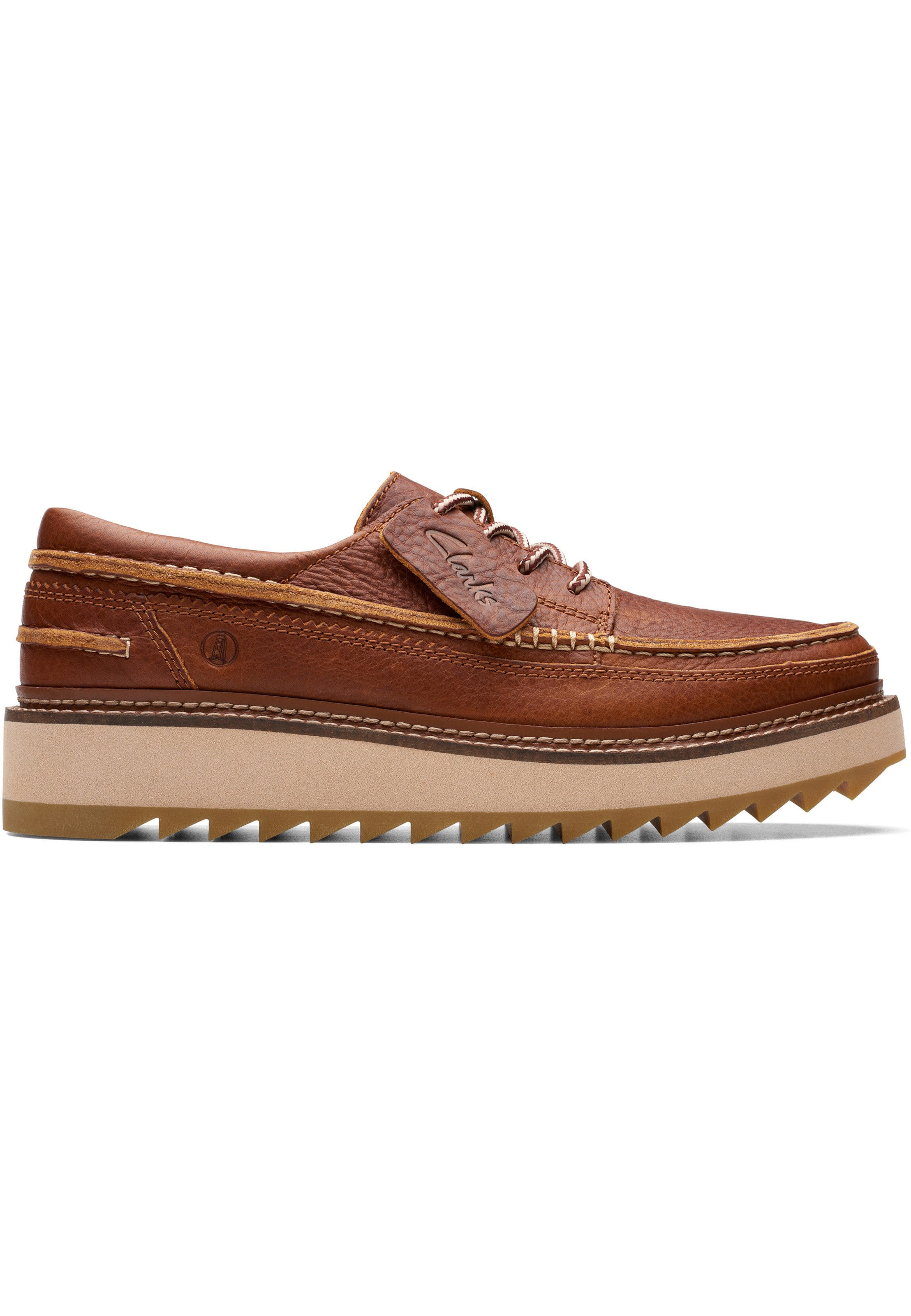 CLARKS Veterschoen 'Clarkhill' in Bruin