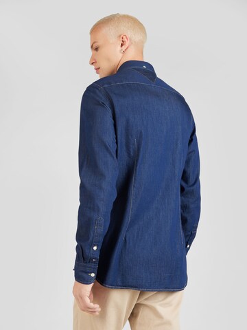 TOMMY HILFIGER Slim fit Overhemd in Blauw