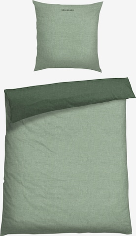 SCHIESSER Duvet Cover 'Doubleface Renforcé' in Green: front