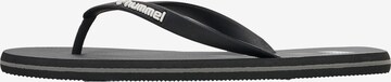 Hummel T-Bar Sandals in Black: front