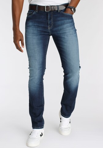 DELMAO Slim fit Jeans 'Reed' in Blue: front