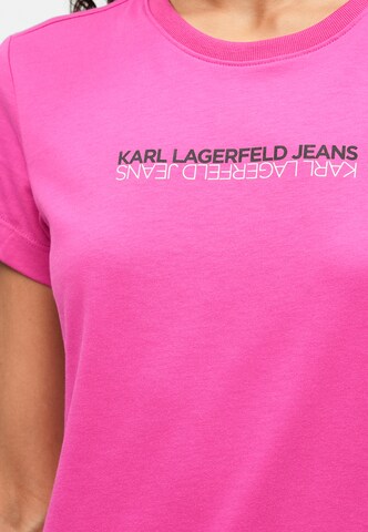 KARL LAGERFELD JEANS Koszulka w kolorze różowy