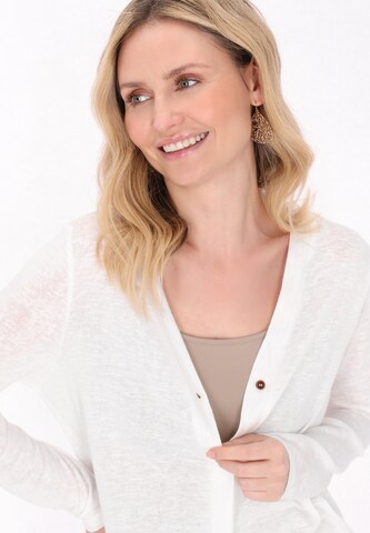 Cardigan Usha en blanc