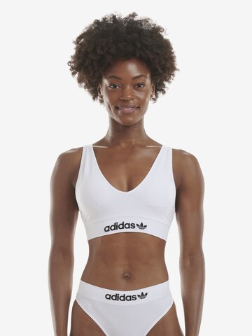 Bustier Soutien-gorge ' Low Back ' ADIDAS ORIGINALS en blanc