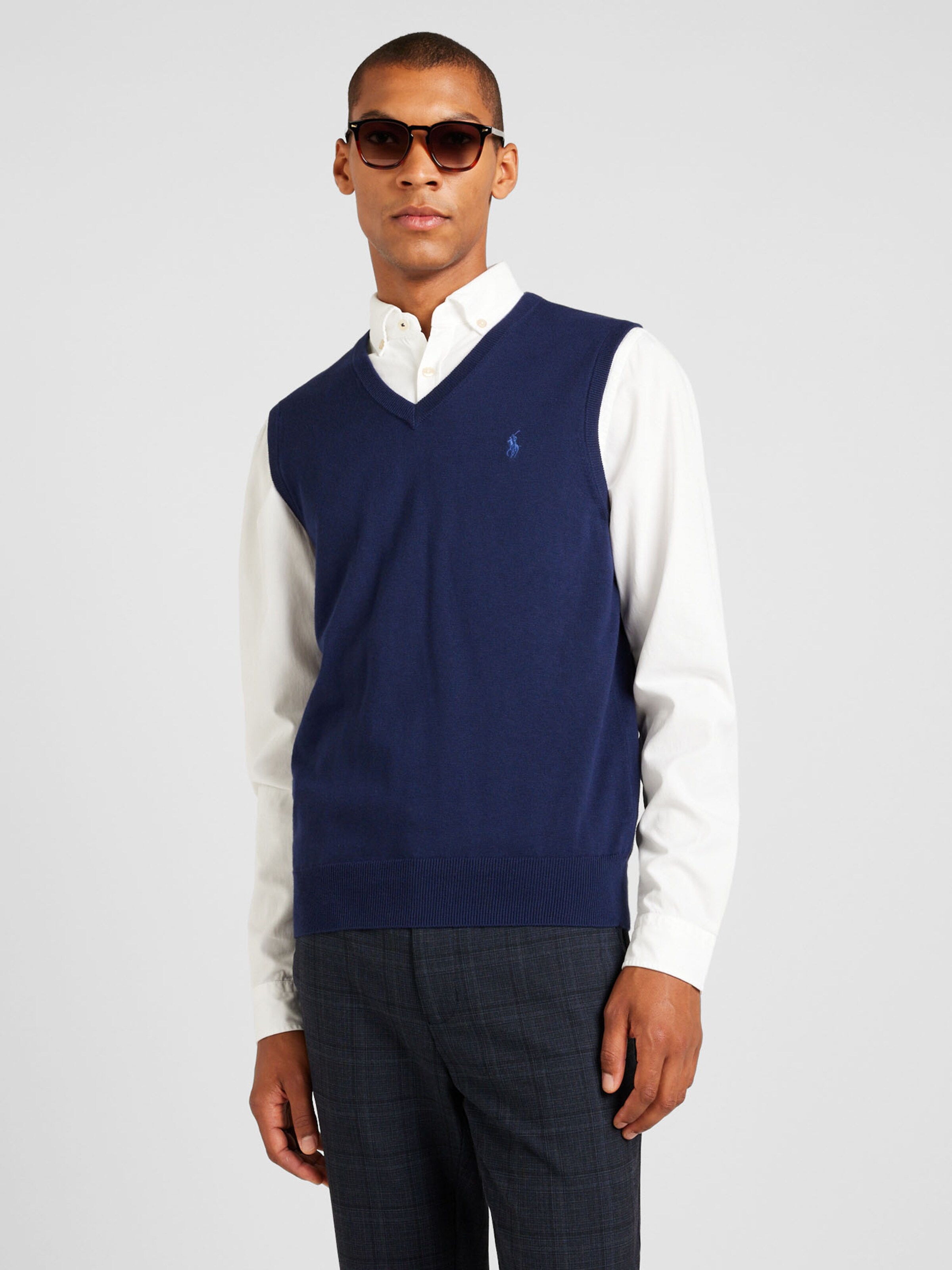 Grey polo vest discount