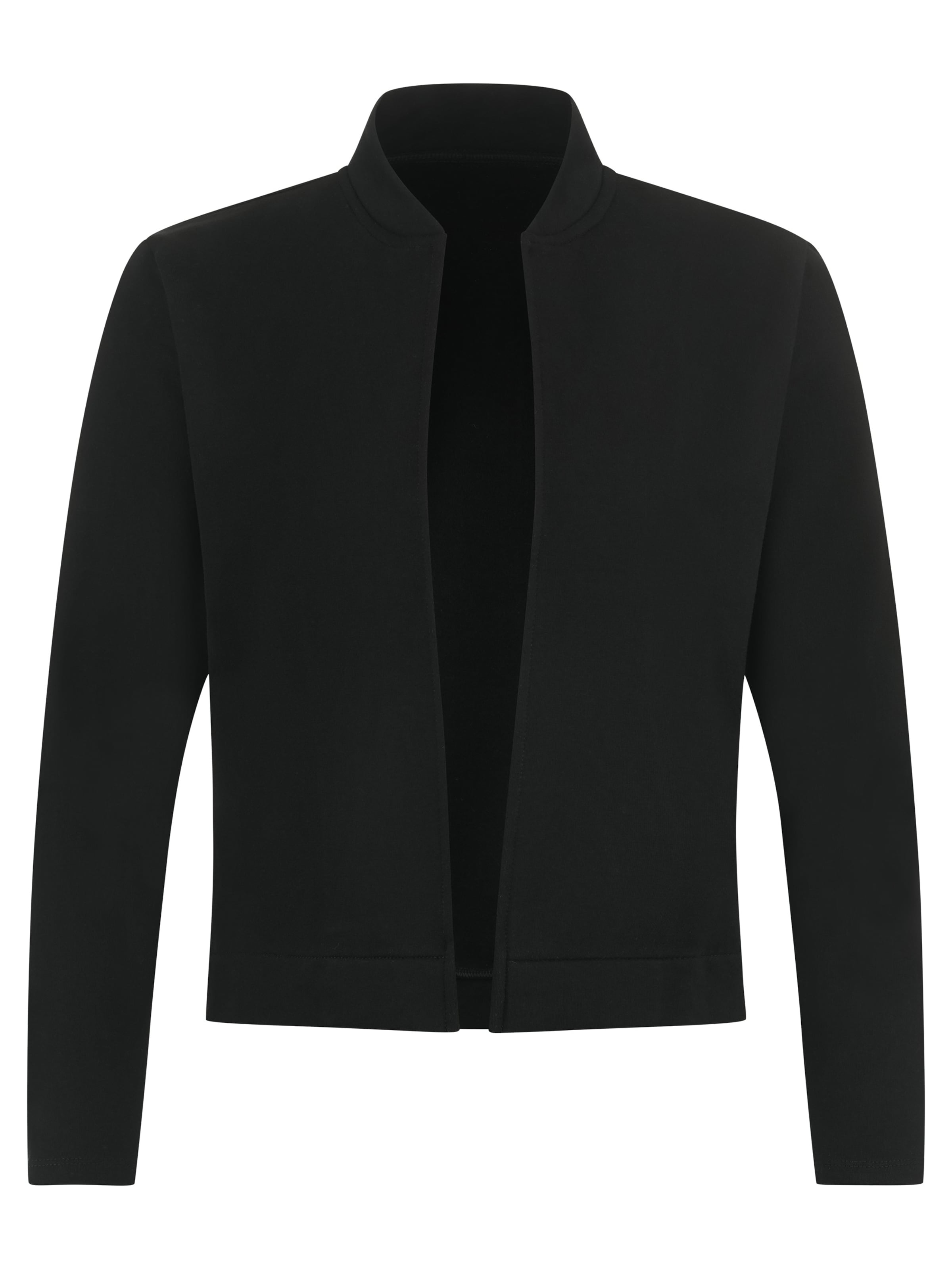 Evoni Blazer 'kurz ohne Verschluss'‌ in Schwarz: Vorderseite