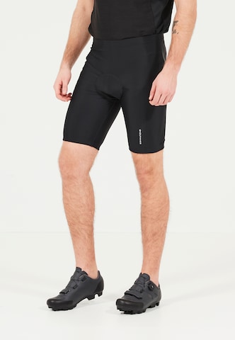 ENDURANCE Skinny Workout Pants 'Gorsk' in Black: front