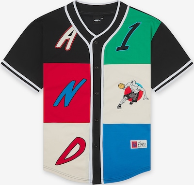 AND1 Cardigan i XS i lysegrøn / rød / sort / hvid, Produktvisning