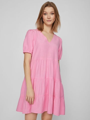 VILA Sukienka 'Prisilla' w kolorze różowy: przód