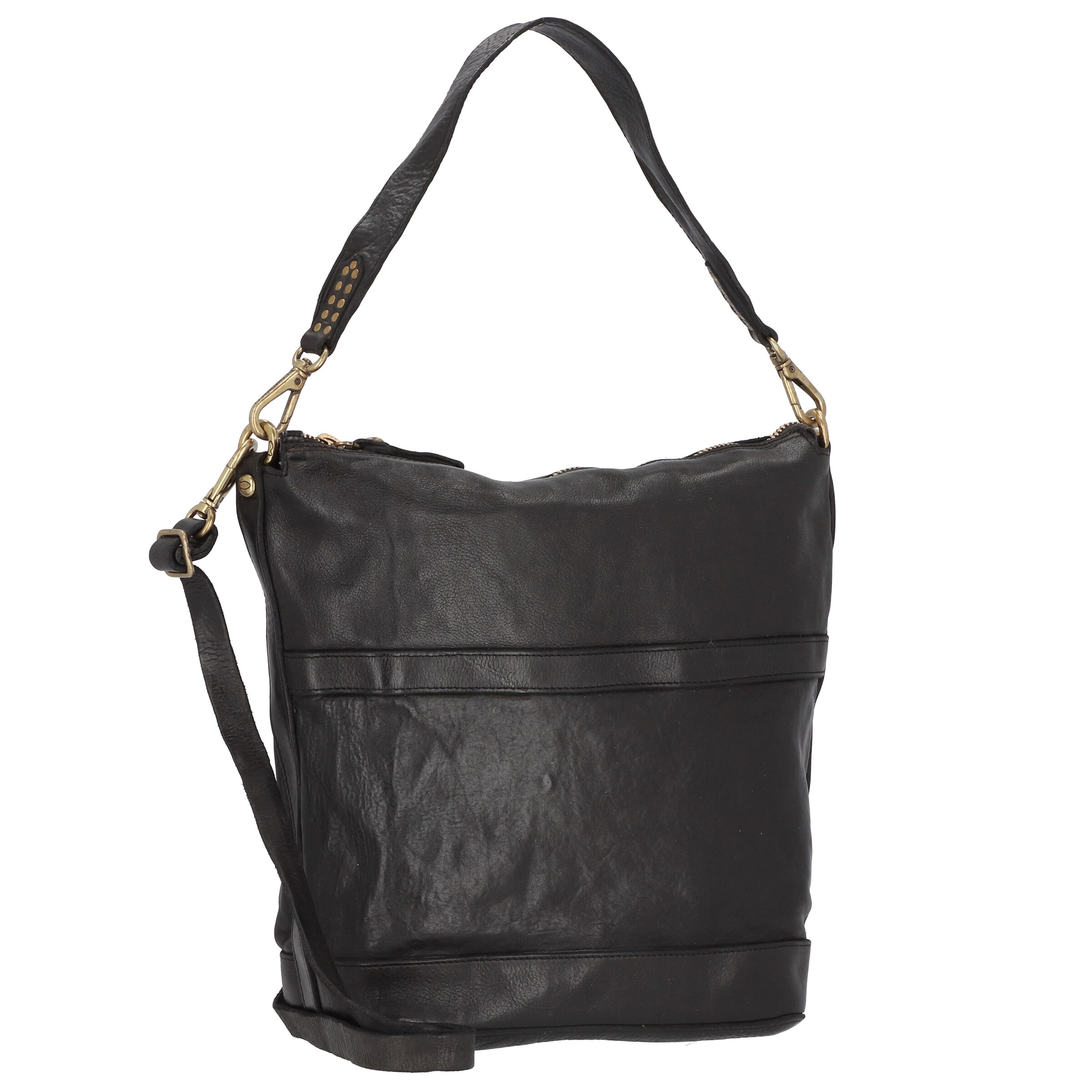 Campomaggi Schultertasche in Schwarz