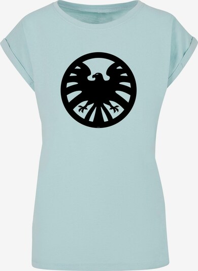 ABSOLUTE CULT T-shirt 'Captain Marvel - Nick Fury' en bleu clair / noir, Vue avec produit
