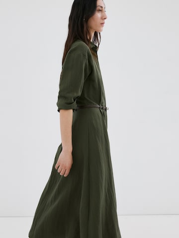 Robe-chemise 'Trecky' MANGO en vert
