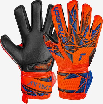 REUSCH Sporthandschoenen 'Attrakt Silver Junior' in Oranje: voorkant