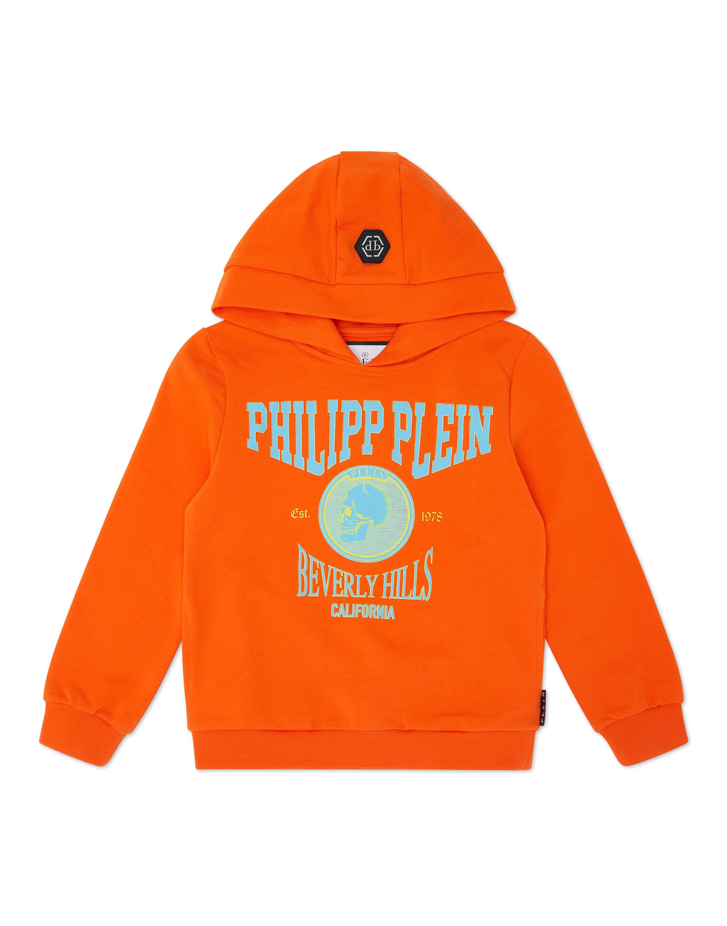 Philipp Plein Sweatshirt in Oranje: voorkant