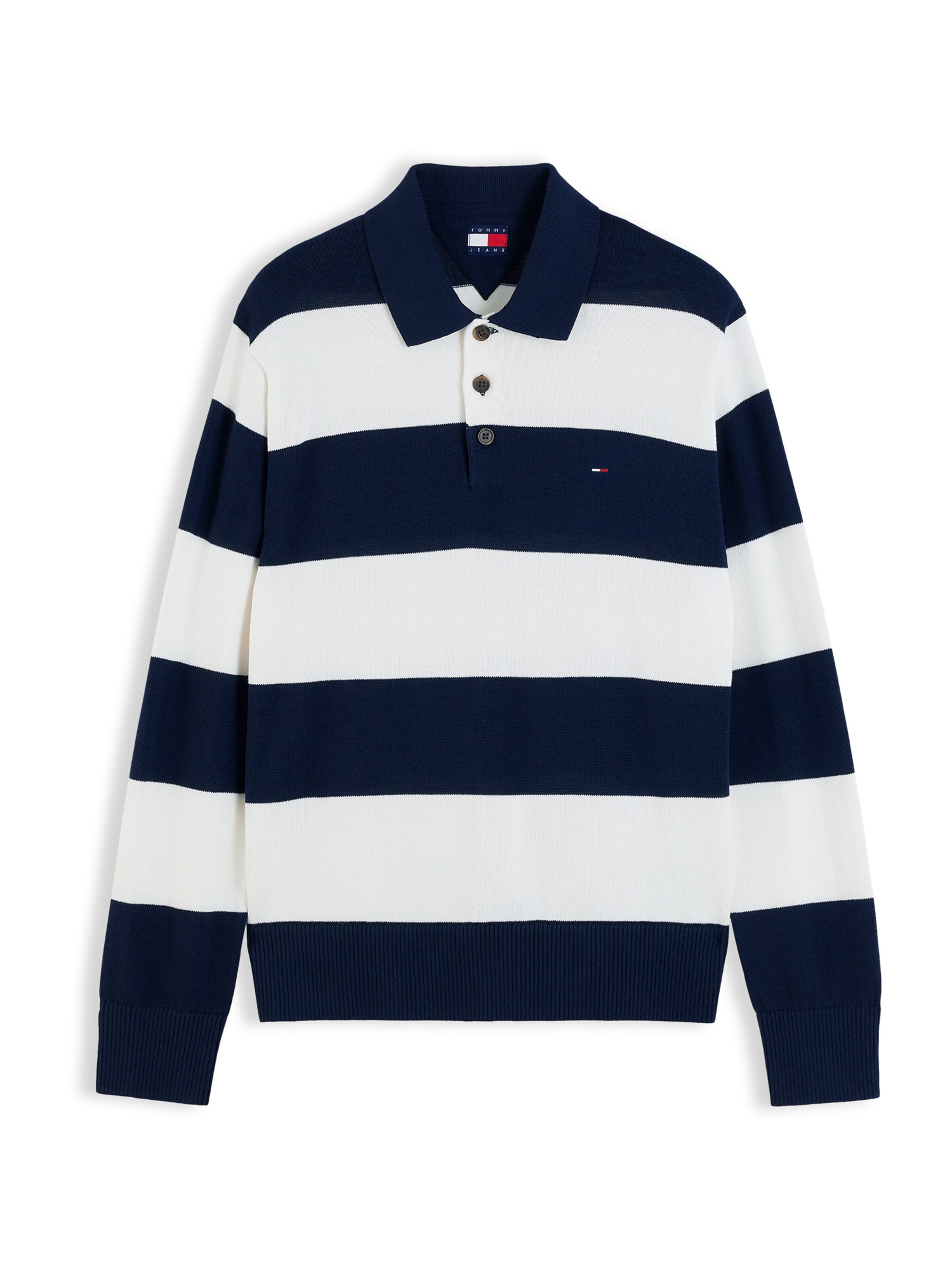 Tommy Jeans Sveter 'ESSENTIAL' - Modrá: predná strana