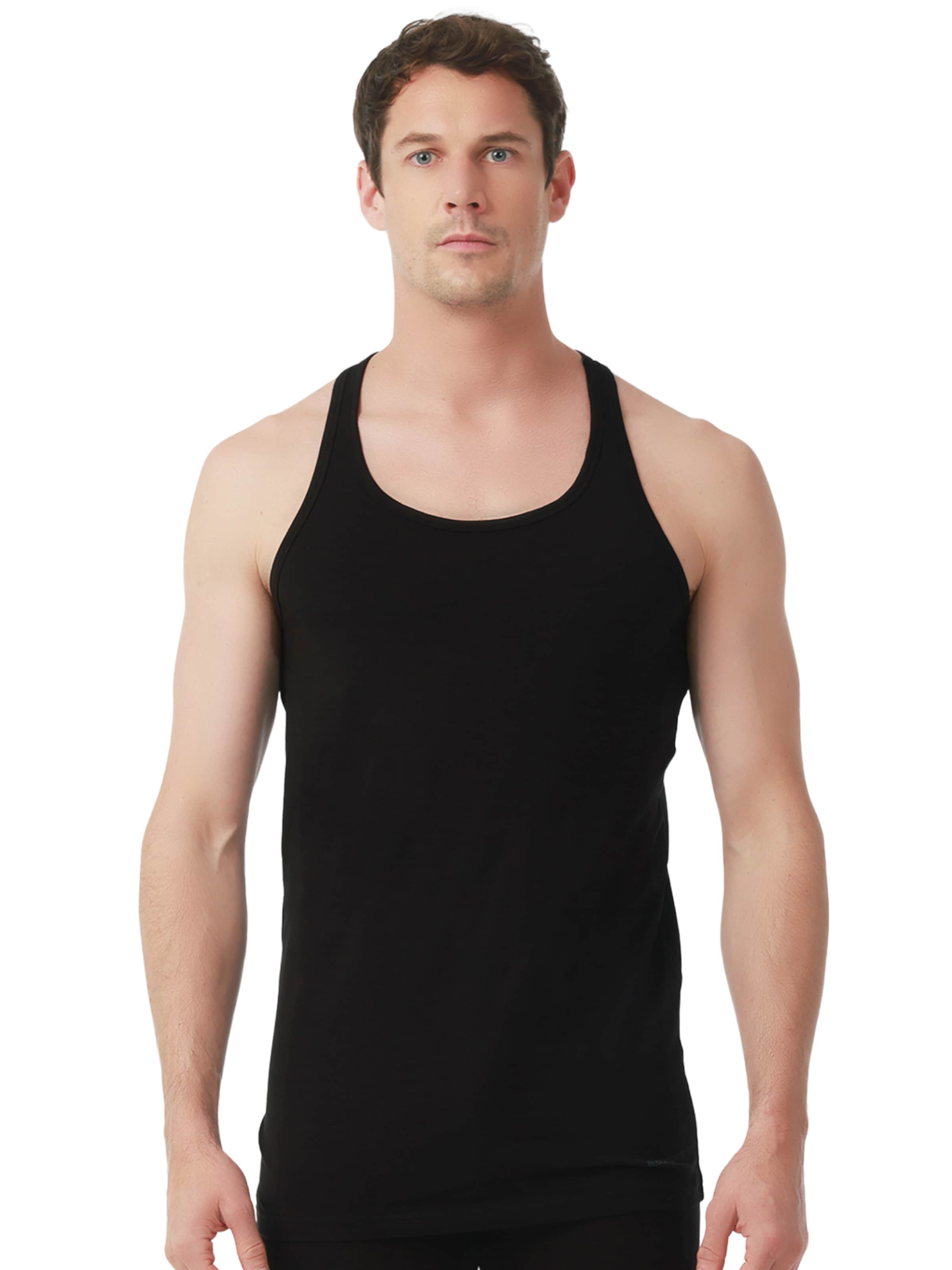 Maillot de corps Blackspade en noir : devant