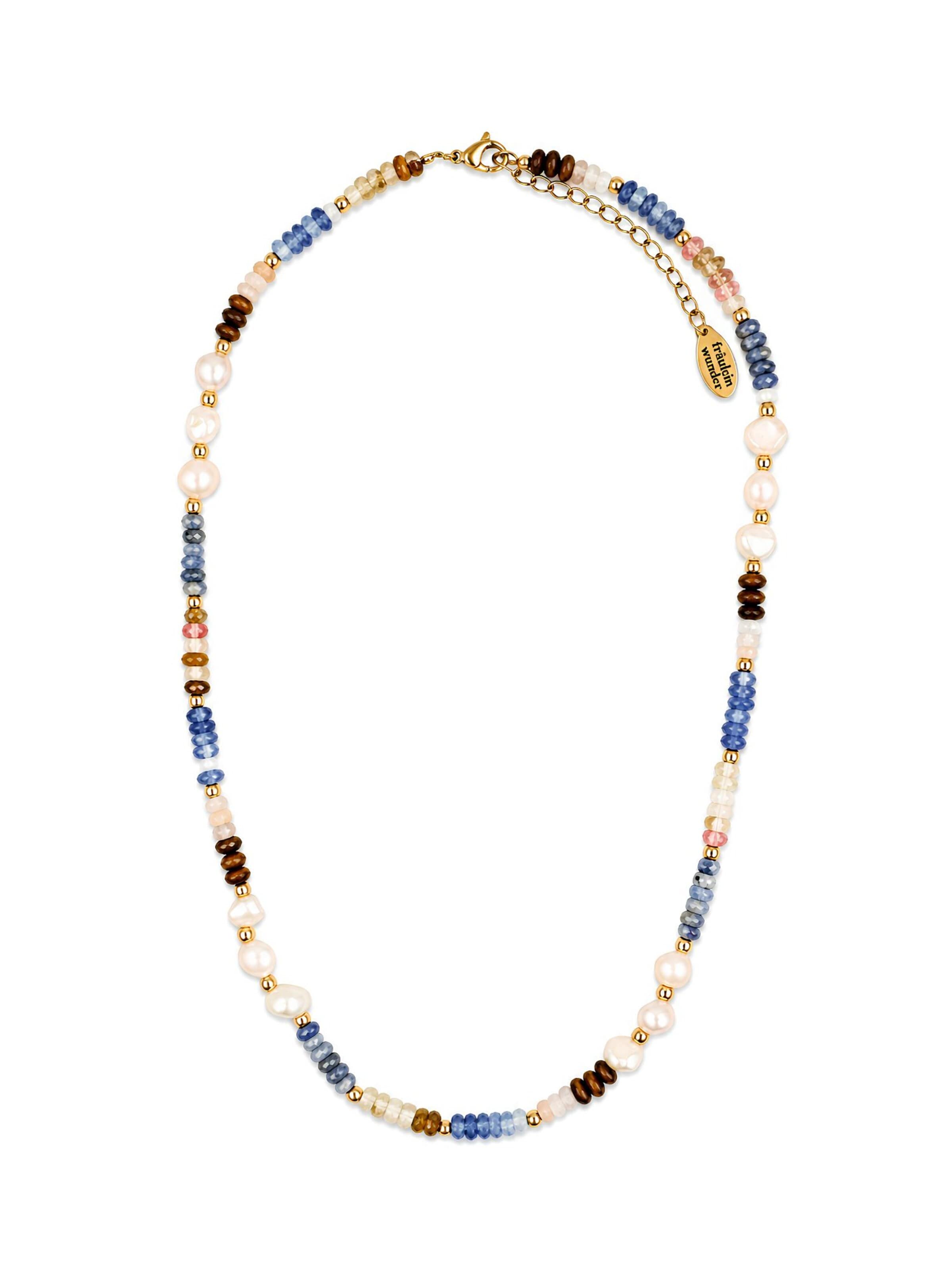 Collana 'Choker Perlen Luise' di Fräulein Wunder in colori misti: frontale