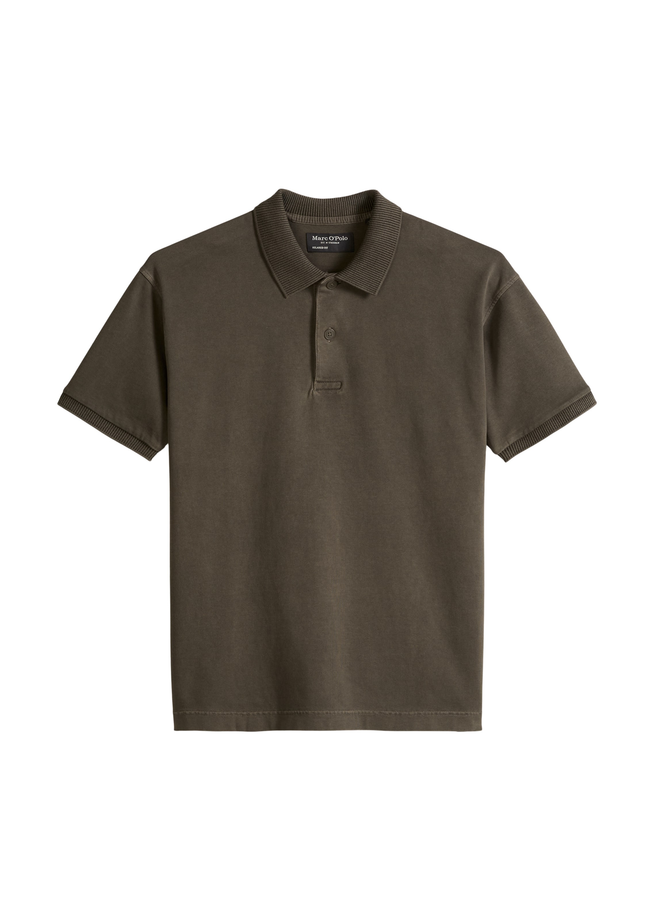 T-Shirt Marc O'Polo en marron : devant