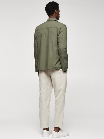 MANGO MAN Between-Season Jacket 'Volos' in Green