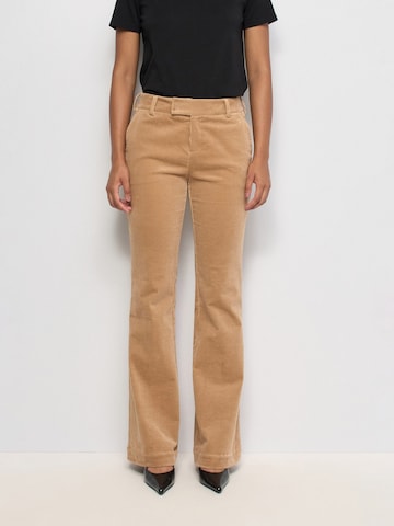 Salsa Jeans Flared Chino in Bruin