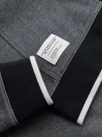 Ombre Sweatvest 'OM-SSZP-0191' in Zwart