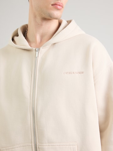 Pegador Zip-Up Hoodie in Beige