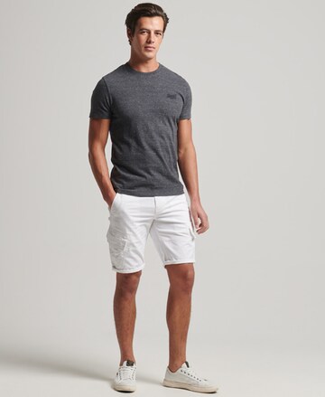 Regular Pantalon cargo Superdry en blanc