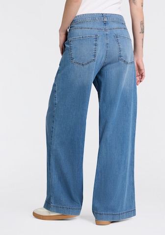 MAC Wide leg Jeans in Blue