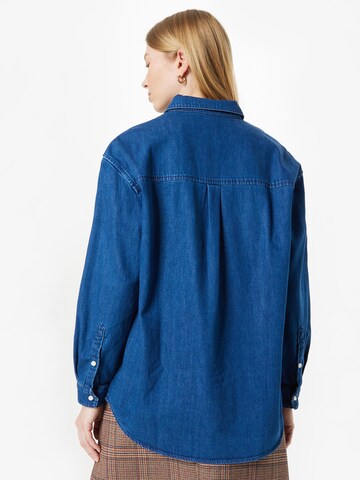 DENHAM Bluse in Blau