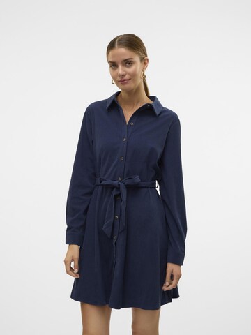 VERO MODA Shirt Dress 'VILJA' in Blue: front