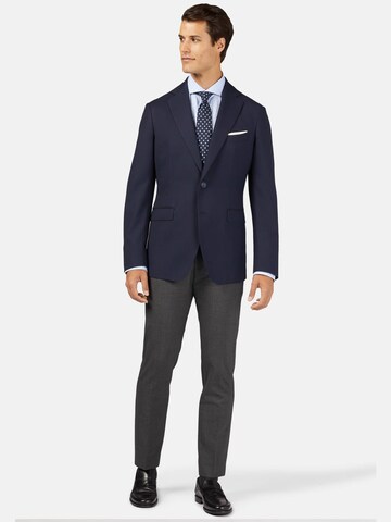 Boggi Milano Regular fit Business-colbert in Blauw